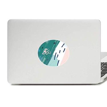 Imagem de Rivers Abstract Plants Art Pattern Vinil Emblema Gráfico Laptop Adesivo Notebook Decalque