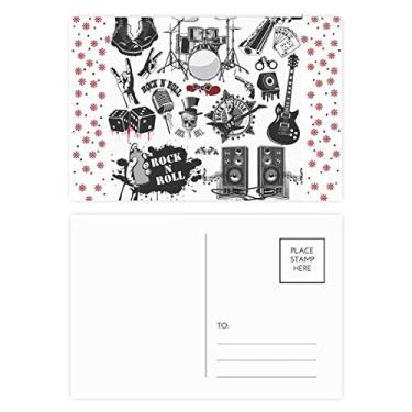 Imagem de Combinação de instrumentos musicais, estampa ilustrada de Natal, Natal, celebração, cartão postal de bênção