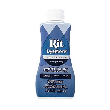 Imagem de Rit DyeMore, frasco único, 200 ml, corante de fibra líquida sintética para roupas, decoração e artesanato – azul-marinho