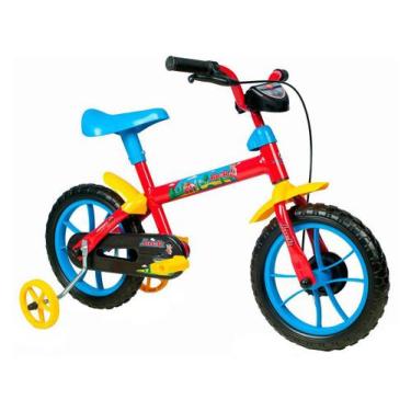 Imagem de Bicicleta Infantil Aro 12 Verden Bikes Jack - Vermelha E Azul Com Rodi
