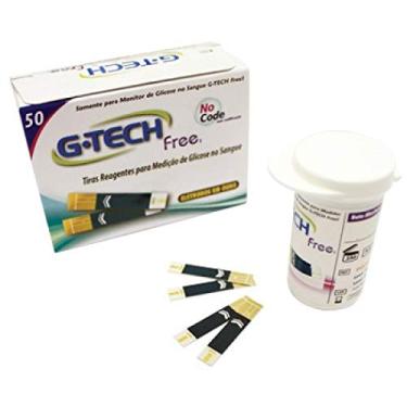 Imagem de AX Esportes 50 Lâminas para Teste de Glicemia G Tech , Branco