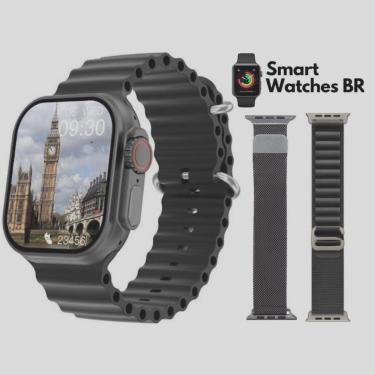 Imagem de Novo Smartwatch Iwo U9 ultra 49MM séries 9 Tela 2.2 gps siri + 1 Pulseiras