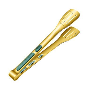 Imagem de Pinça de comida de aço inoxidável utensílio de cozinha buffet ferramenta de cozinha anti-calor clipe de pão grampo de pastelaria para sobremesas saladas pinças de alimentos para churrasco