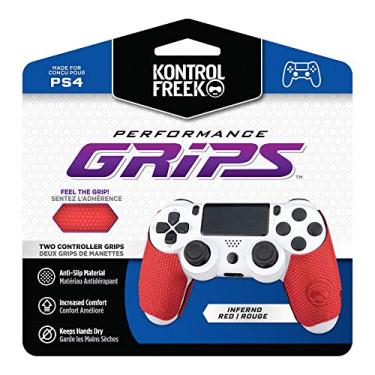 Imagem de KontrolFreek Performance Grips for PlayStation 4 (PS4) Controller (Inferno Red)