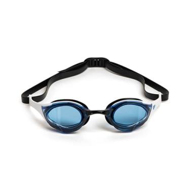 Imagem de ARENA Óculos de natação unissex Cobra Edge Swipe Antiembaçamento para homens e mulheres, Policarbonato espelhado, Azul/Branco/Preto