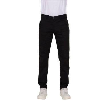 Imagem de Calça Social Sarja Plus Size Corte Alfaiataria Bolso Chino