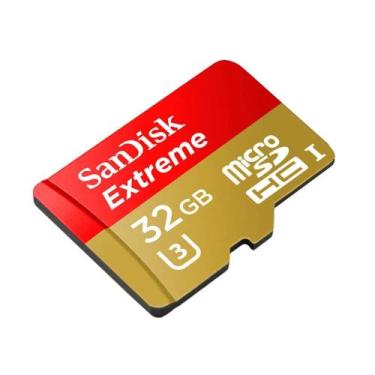 Imagem de Cartão de Memória Micro SD e Adaptador Sandisk Extreme Action Cam 32GB