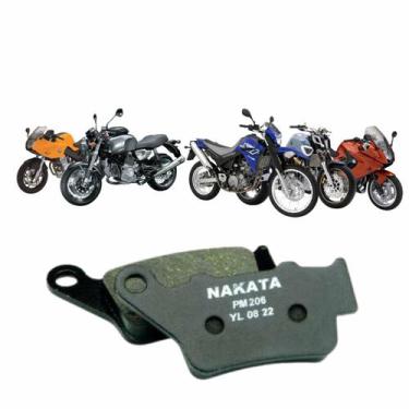 Imagem de Par Pastilha Traseira De Freio Nakata Yamaha MT-03 660 2006 A 2012, TR