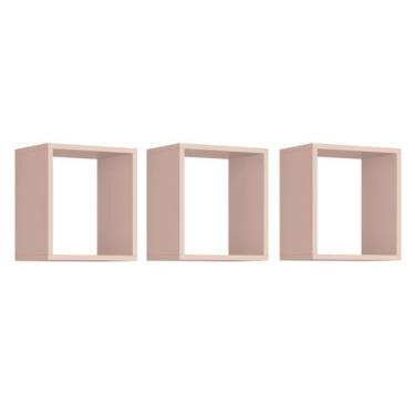 Imagem de Nicho Aéreo para Quarto Infantil Juju Rosa Fosco - MoveisAqui - RELLER