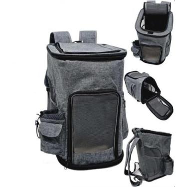 Imagem de Mochila Bolsa Transporte De Pet Viagem Passeio Grande Impermeável - Re