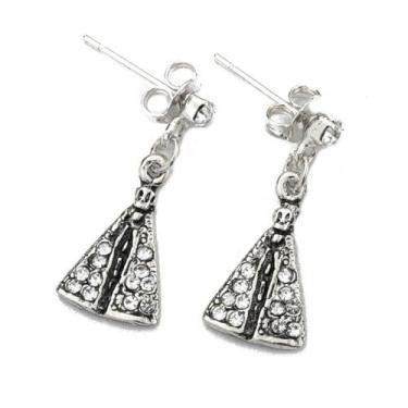 Imagem de Brinco Nossa Senhora Aparecida 15 mm - Sunshine Cristais, Prateado