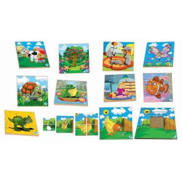 Imagem de Quebra-Cabeça Infantil Superpostos - Simque