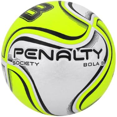 Imagem de Bola Society Penalty 8 X - Preta/Amarela