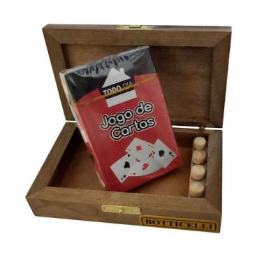 Imagem de Estojo para Jogo de Truco com Baralho e Marcador - Cód. 9012 - Esporte