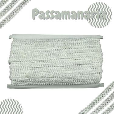 Imagem de Passamanaria  - Fita Galão - Rolo C/ 20 Metros Branco - Nº: 101 - 91 -