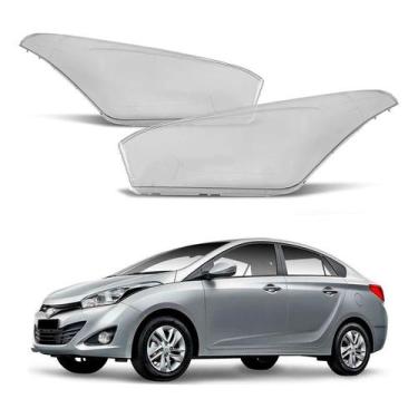 Imagem de Par 2 Lente Do Farol 2 Hb20s Sedan 1.0 1.6 2012 A 2015 - RF