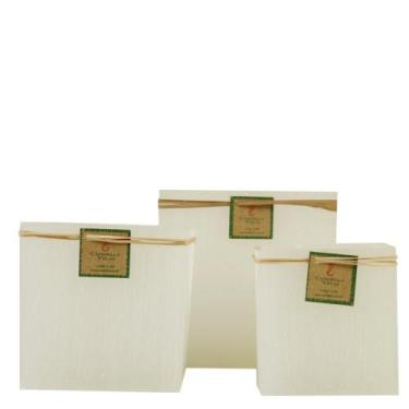 Imagem de Conjunto de Vela Luminária Quadrada Marfim - Candella, Off white