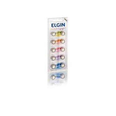 Imagem de Bateria Elgin Alcalina Lr44 (1,5V) Cartela com 10