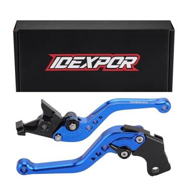 Imagem de IDEXPOR Alavancas de freio de motocicleta alavanca de freio de embreagem CNC ajustável curto compatível com SV650/DL650/V-STROM/600/750 Katana