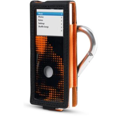 Imagem de Belkin Capa gráfica para iPod nano 2G (preto/laranja)