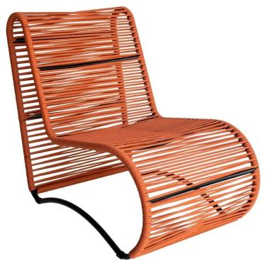 Imagem de Cadeira Poltrona Porto Para área Externa Em Alumínio Ocre