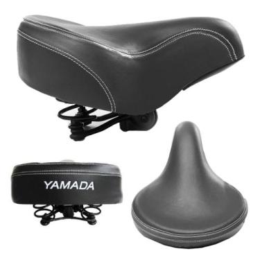 Imagem de Selim Conforto Vintage/Retrô/Beach - 2 Molas - WL6005 Preto - Yamada