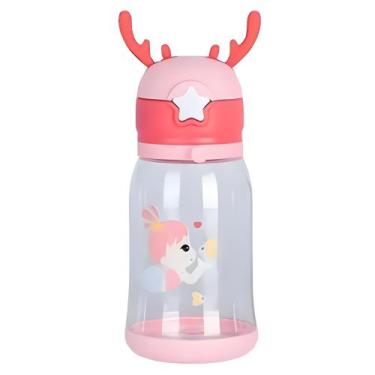Imagem de Garrafa de água infantil Garrafinha Alce com chifre 400ml - Montebello