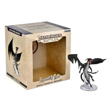 Imagem de Pathfinder Battles: Impossible Lands: Boneco em caixa de dragão Umbral adulto – 1 miniatura da WizKids – Pintado