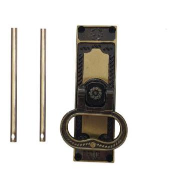 Imagem de Kit Cremona Com 2 Hastes de 60cm Colonial Bronze para Janela - GÊNESIS