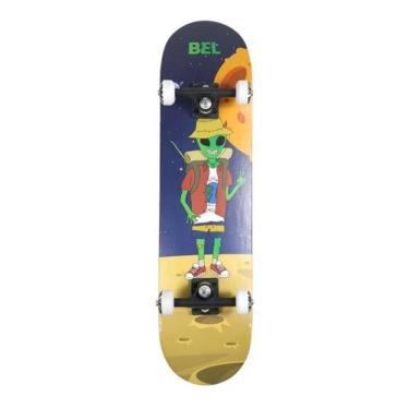Imagem de Skate Bel  Fix com Equipamento de Proteção - Belfix, Alien