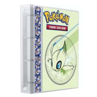 Imagem de Pasta Fichário Álbum Cartas Cards Pokémon Celebi com 10 Folhas 9 Bolso