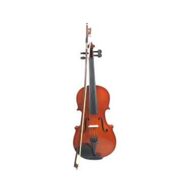 Imagem de Violino Dasons Linha Estudante Acabamento Brilho Tamanho 1/4