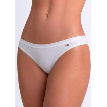 Imagem de Calcinha Tanga Básica Algodão Loba Lupo 40354, GG, Branco
