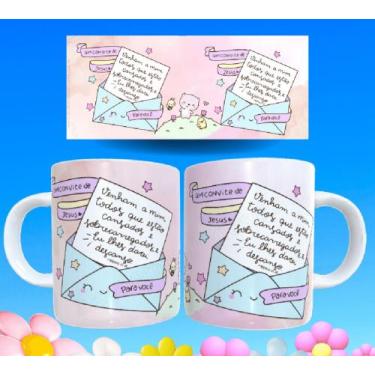 Imagem de Caneca gospel frases religiosas versículos bíblicos motivacionais 79 -