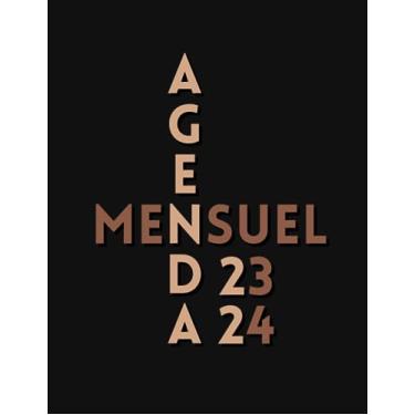 Imagem de Agenda Mensuel 2023 2024: Planificateur Mensuel de 12 mois pour Faciliter la Planification de Chaque Mois, Ideé Cadeau d'anniversaire pour ami, homme et femme