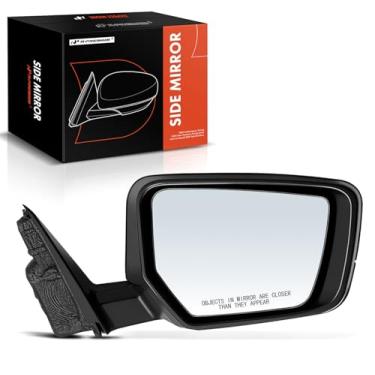 Imagem de A-Premium Espelho retrovisor lateral do passageiro - Compatível com Chevrolet Impala 2014-2019 - Espelho retrovisor externo preto dobrável manual não aquecido - Substituição # 22936945-PFM