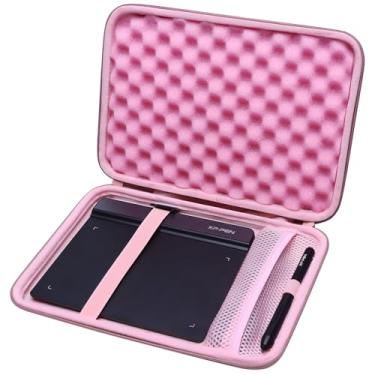 Imagem de LTGEM Capa para tablet de desenho compatível com XPPen Drawing Tablet StarG640 Digital Graphic Tablet (ouro rosa)