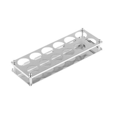 Imagem de Ｂｅｓｇａ Shots Suporte de Vidro de Vinho Suporte de aço Inoxidável Copo de Vinho Rack Organizador de Produtos Vidreiros para Clube Cozinha Contador Eventos Fes, Type C, Tamanho real