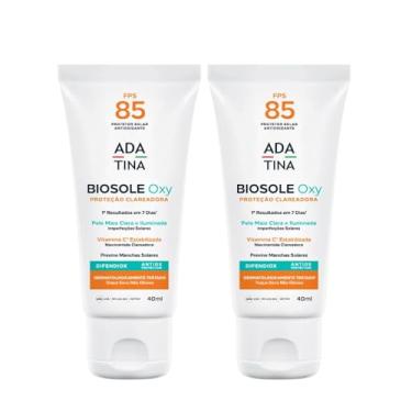 Imagem de Kit Ada Tina Protetor Solar Facial Clareador Com Vitamina C e Niacinamida Biosole Oxy FPS 85 40ml + Ganhe Necessaire