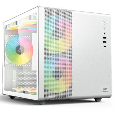 Imagem de Gabinete Gamer Aquarius MT-G710 C3Tech Gaming, Branco