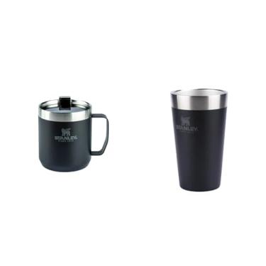 Imagem de Kit Stanley Camp Mug 350ml + Beer Matte Black 473ml