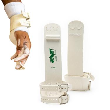 Imagem de Reisport Punhos femininos de ginástica com fivela dupla - Punhos de mão de couro durável para barras de ginástica mulheres e meninas - Equipamentos e acessórios de ginástica para ginastas avançadas,
