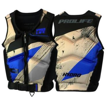 Imagem de Colete salva vidas pro life homologado hydro citrus -sand blue - g2 - 