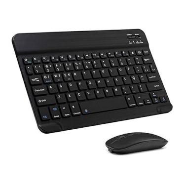 Imagem de BDNET, Teclado Abnt2 + Mouse Bluetooth Para Tab A7 S6 S7 tablet 7 8 9