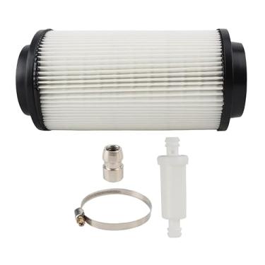 Imagem de Filtro de ar de substituição 7080595 para Polaris Sportsman 400 500 550 570 600 700 800 850 Scrambler Magnum ATV peças com filtro de combustível vela de ignição, 7080595 filtro de ar
