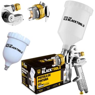 Imagem de Pistola Pintura Profissional Gravidade Portátil + Copo 600ml - The Bla