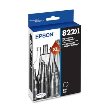Imagem de EPSON T822 DURABrite Ultra Ink Cartucho preto de alta capacidade (T822XL120-S) para impressoras Epson Workforce Pro selecionadas