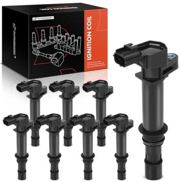 Imagem de Pacote de bobinas de ignição A-Premium para Jeep Commander Grand Cherokee Aspen Dakota Durango Ram 1500 Raider 4.7L conjunto com 8 peças