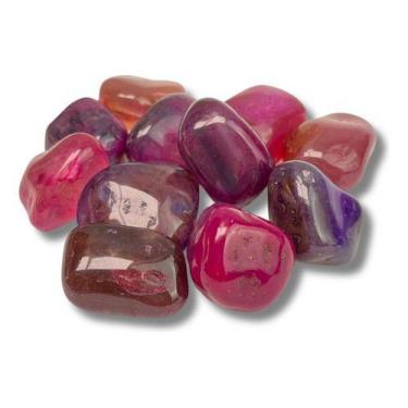 Imagem de Ágata Rosa Pedra Rolada 100 Gr Paz Interior Store