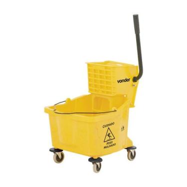 Imagem de Carro balde plástico limpeza c/espremedor 32l bev3200 vonder